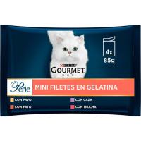 Gelatina per a gat GOURMET Perle, pack 4x85 g