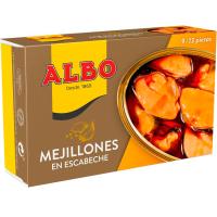 Mejillón en escabeche 9/13 piezas ALBO, lata 115 g