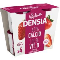 Postre 0% fresa Densia DANONE, pack 4x120 g