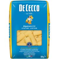 Pasta Rigatoni Núm. 24 DE CECCO, paquet 500 g