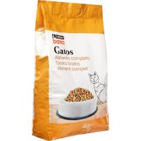 Aliment complet per a gat EROSKI basic, sac 4 kg