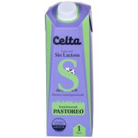 Llet semidesnatada sense lactosa CELTA, brik 1 litre