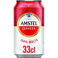 Cervesa AMSTEL, llauna 33 cl