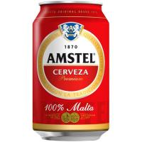 Cervesa AMSTEL, llauna 33 cl