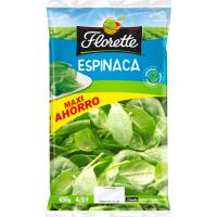 Espinaca Maxi Ahorro FLORETTE, bolsa 450 g