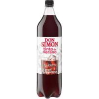 Tinto de verano sense alcohol DON SIMON, ampolla 1,5 litres