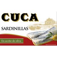 Sardinilla en aceite de oliva ecológico CUCA, lata 90 g