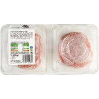 Hamburguesa de pavo EROSKI, 4 uds., bandeja 320 g