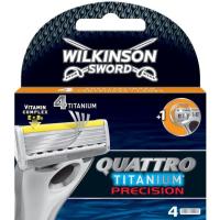 Cargador de afeitar WILKINSON Quattro Titanium, pack 4 unid.
