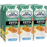 Lactozumo zero sabor Mediterráneo DON SIMÓN, pack 6x200 ml