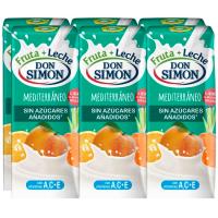 Lactozumo zero sabor Mediterrani DON SIMÓN, pack 6x200 ml