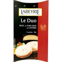 Foie Gras de Canard duo LABEYRIE, blister 80 g