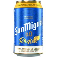 Cervesa 0,0 Radler SAN MIGUEL, llauna 33 cl