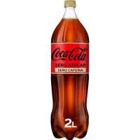 Refresc de cola COCA-COLA Zero Zero, ampolla 2 litres