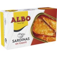 Sardina en tomate ALBO, lata 120 g