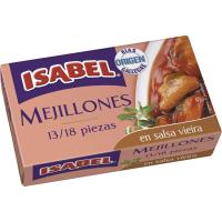 Musclo en salsa petxina de pelegrí ISABEL, llauna 115 g