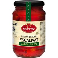 Pimiento escalivado en aceite de oliva FERRER, frasco 340 g