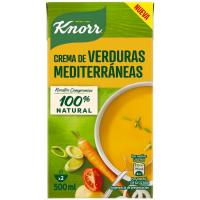 Crema de verduras mediterránea KNORR, brik 500 ml