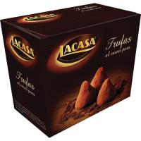 Tòfones de cacau pur LACASA, caixa 200 g