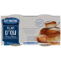 Flan de huevo LLET NOSTRE, pack 4x110 g