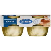 Flan de huevo LLET NOSTRA, pack 4x110 g