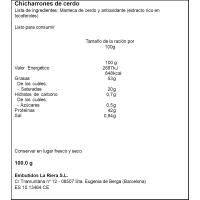 Chicharrones LA RIERA, tarrina 100 g