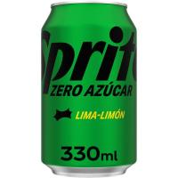 Refresco de lima SPRITE Zero, lata 33 cl