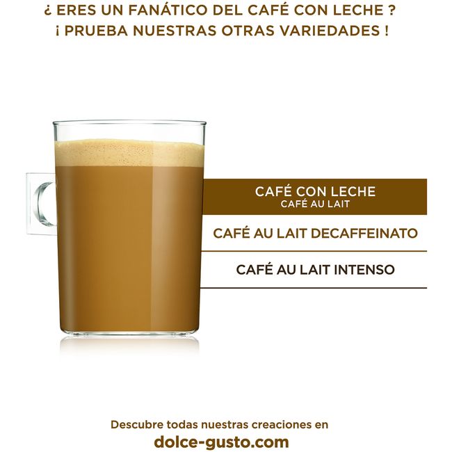 Cafè amb llet NESCAFÉ Dolce Gust, caixa 16 monodosis