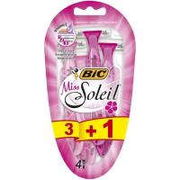 Maquinilla desechable BIC Miss Soleil, pack 3+1 uds.