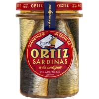 Sardina en aceite ORTIZ, frasco 190 g