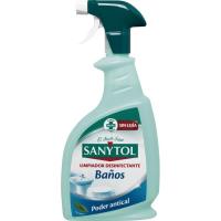 Limpiador baño sin lejía SANYTOL, pistola 750 ml