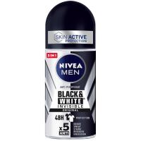 Desodorante para hombre invisible NIVEA Men, roll on 50 ml