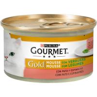 Mousse vegetal de pato GOURMET Gold, tarrina 85 g