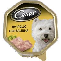 Paté de pollo para perro CÉSAR, tarrina 150 g