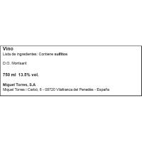 Vino Negre DO Montsant CAP DE RUC, botella 75 cl