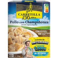 Pollastre amb xampinyons CARRETILLA, safata 250 g