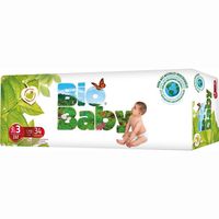 Pañal ecológico 7-10 kg Talla 3 BIO BABY, paquete 34 unid.