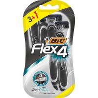 Maquineta d`un sol ús BIC Flex 4, pack 3+1 u