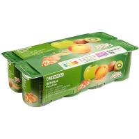 Bífidus amb préssec-poma-kiwi-cereal EROSKI, pack 8x125 g