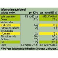 Bífidus amb préssec-poma-kiwi-cereal EROSKI, pack 8x125 g