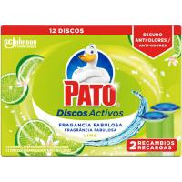 Discos activos wc de lima PATO, recambio 2 uds