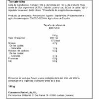 Tomàquet fregit ecològic PEDRO LUIS, flascó 340 g