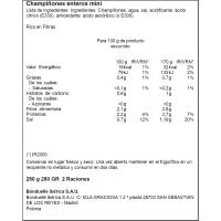 Champiñón entero mini BONDUELLE, frasco 170 g