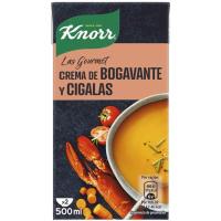 Crema de bogavante-cigala gourmet KNORR, brik 500 ml