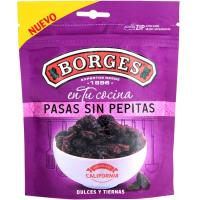 Pasas de California sin pepita BORGES, bolsa 150 g