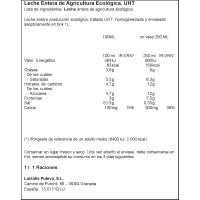 Llet sencera ecològica PULEVA, brik 1 litre