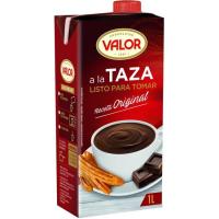 Xocolata a la tassa VALOR, brik 1 litre