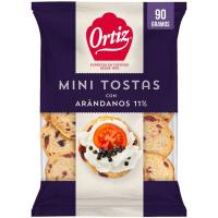 Mini tortes amb nabius ORTIZ, bossa 90 g