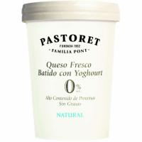 Queso fresco batido 0% PASTORET, tarrina 500 g