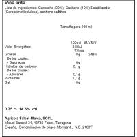 Vi negre Grenache Priorat ETIM, ampolla 75 cl